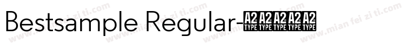 Bestsample Regular字体转换